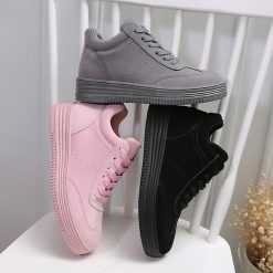 Pure Color Platform Lace Up Sport Casual Shoes For Women -Vest Shirt Sales 98ec08e0 f3c7 4071 addf f2c5591e63a4