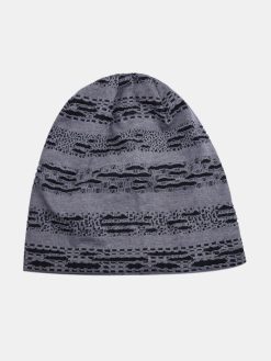 Unisex Cotton Geometric Striped Horizontal Broken Hole Double-layer Breathable Fashion Brimless Beanie Hat -Vest Shirt Sales 9d108874 9426 4c16 bcf4 b1fde2c7ad4d