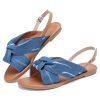 Plus Size Women Casual Open Toe Denim Slingback Buckle Flat Sandals -Vest Shirt Sales a6d030f4 c218 4bb4 8d10 9bc70556e92f