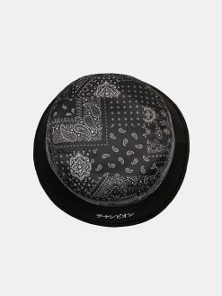 Unisex Polyester Cotton Japanese Letter Perris Pattern Print Patchwork Fashion Sunshade Bucket Hat -Vest Shirt Sales b79e462a 4d01 4325 819e c63af5f12474