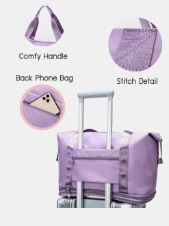 Oxford Large Capacity Dry And Wet Separation Two Layers Scalable Design Waterproof Anti-Scratch Duffel Travel Bag Yoga Gym Bags -Vest Shirt Sales ba403671 1bc2 48ba 88d8 76ecc15ceaa5