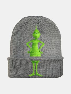 Men & Women Wool Warm Windproof Sunvisor Christmas Green Fur Monster Printing Knitted Hat Beanie -Vest Shirt Sales d62c14d4 8361 4068 8e57 da2054820dc8