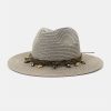 Men And Women British Wind Jazz Straw Hat Outdoor Sunscreen Breathable Big Brim Sun Hat -Vest Shirt Sales db1bdb78 5df0 487f b965 f73225e1cc19