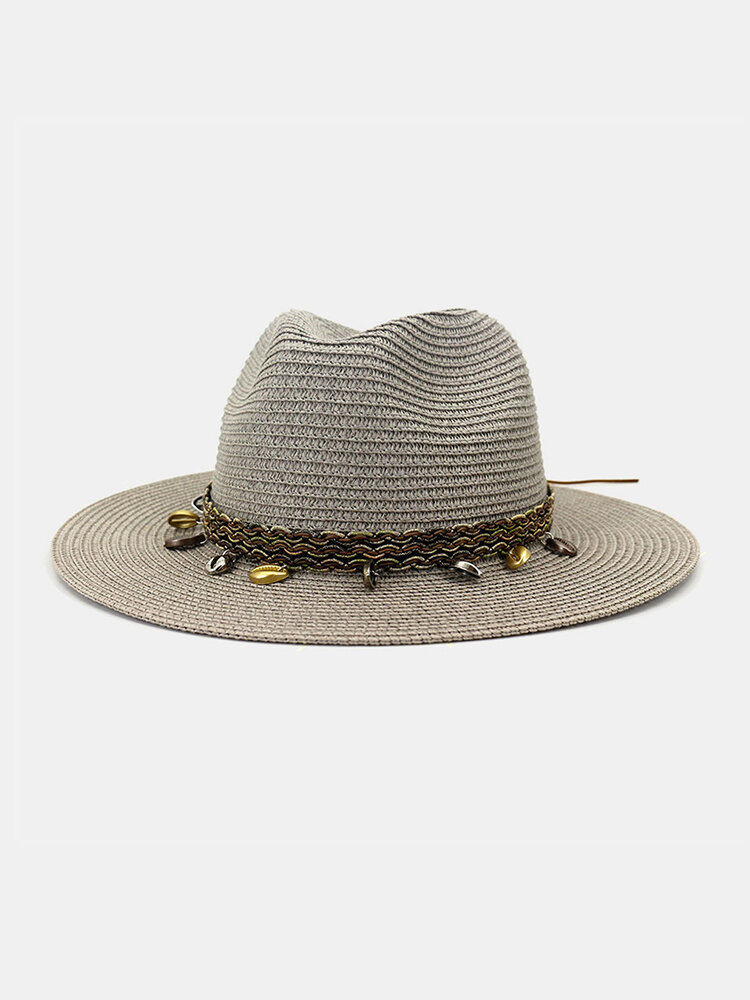 db1bdb78-5df0-487f-b965-f73225e1cc19.jpg Men And Women British Wind Jazz Straw Hat Outdoor Sunscreen Breathable Big Brim Sun Hat -Vest Shirt Sales db1bdb78 5df0 487f b965 f73225e1cc19